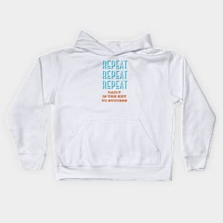 Daily repetition Kids Hoodie